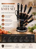 Premium Kitchen Knife Set – 6-Piece Multi-Functional Knife Set
