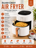 Silver Crest 8L Digital Air Fryer – Healthy & Fast Cooking