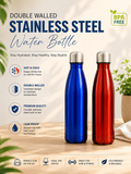 Double Walled Stainless Steel Water Bottle – Hot & Cold Insulated Bottle