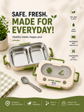 Eating Robot Stainless Steel Lunch Box – Leak-Proof Food Container