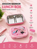 Dragon Warrior Stainless Steel Lunch Box – Leak-Proof Kids Lunch Box (700ml)