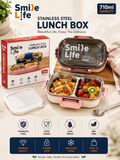 Stainless Steel Lunch Box with 2 Compartments | Leak-Proof BPA-Free Food Container