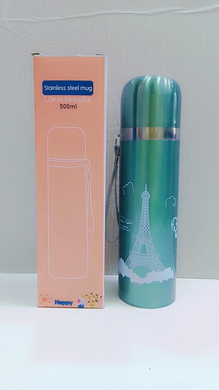 Premium Stainless Steel Vacuum Insulated Bottle | Hot & Cold Thermos | Leak Proof | BPA Free