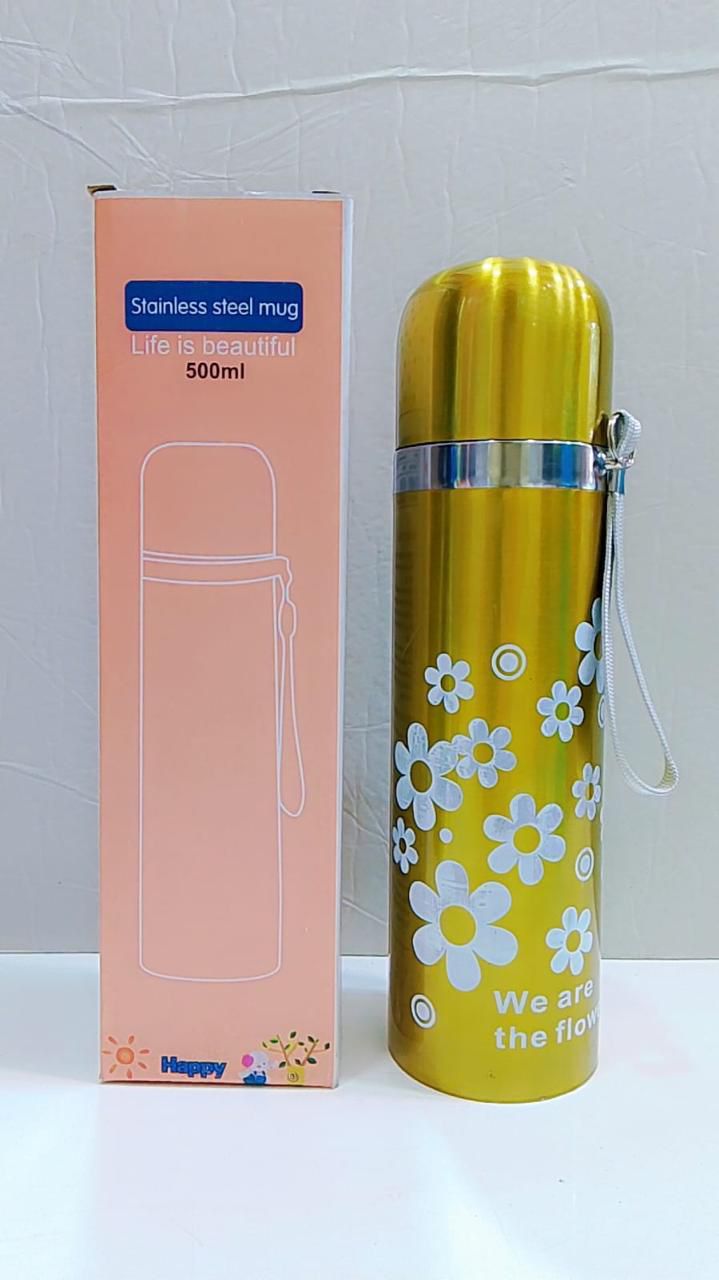 Premium Stainless Steel Vacuum Insulated Bottle | Hot & Cold Thermos | Leak Proof | BPA Free